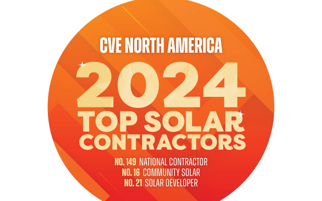 CVE North America Earns Recognition on the 2024 Top Solar Contractors List